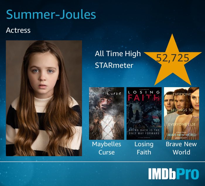 Waiting for further credits to be added, however pleased with my score 🤩🎬 

#imbd #actress #actor #childactress #instagood #actorslife