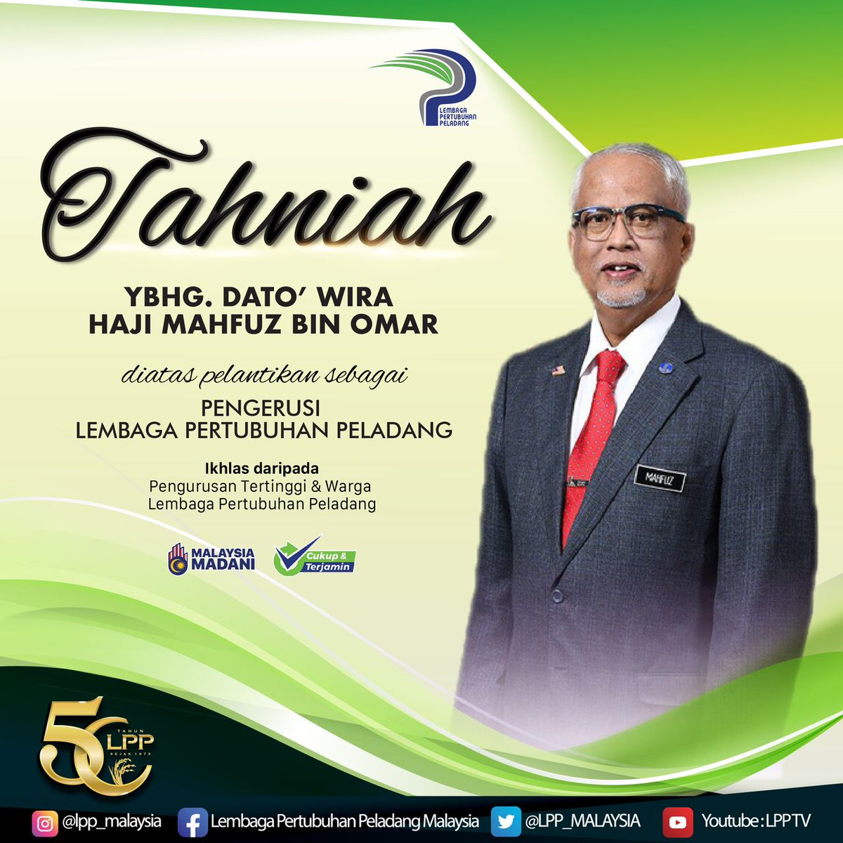 LPP_MALAYSIA's tweet image. 𝐒𝐄𝐊𝐀𝐋𝐔𝐍𝐆 𝐓𝐀𝐇𝐍𝐈𝐀𝐇 𝐊𝐄𝐏𝐀𝐃𝐀 𝐏𝐄𝐍𝐆𝐄𝐑𝐔𝐒𝐈 𝐋𝐄𝐌𝐁𝐀𝐆𝐀 𝐏𝐄𝐑𝐓𝐔𝐁𝐔𝐇𝐀𝐍 𝐏𝐄𝐋𝐀𝐃𝐀𝐍𝐆

Tekan Link👇🏻
m.facebook.com/story.php?stor…