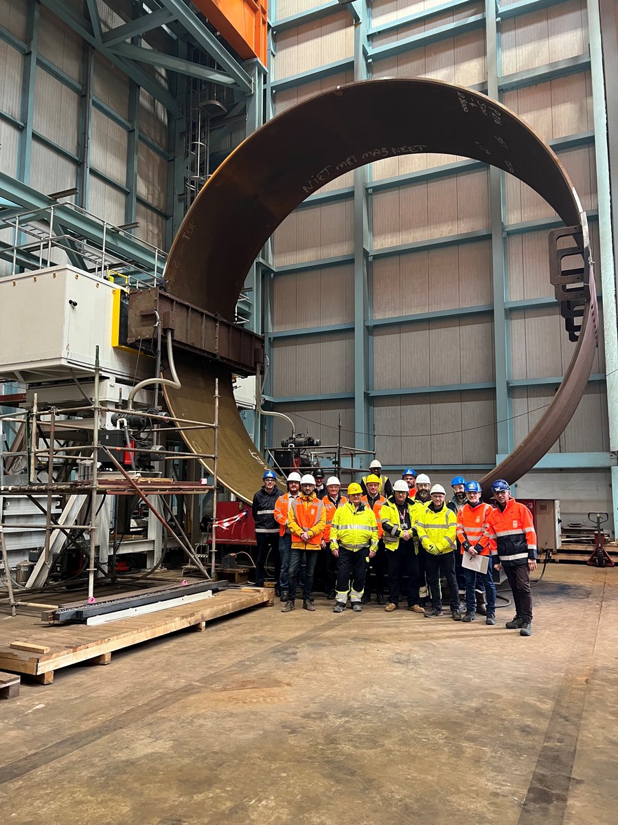 CamVacEng's tweet photo. A collaboration between CVE, SSE Renewables, Sif Group, and TWI, has resulted in the first-ever electron beam welded section to be incorporated in an offshore wind turbine monopile foundation (transition piece). 
Find out more: https://t.co/Q4tzTwh9uQ. 

#offshorewind #renewables https://t.co/HgxlOenLqi