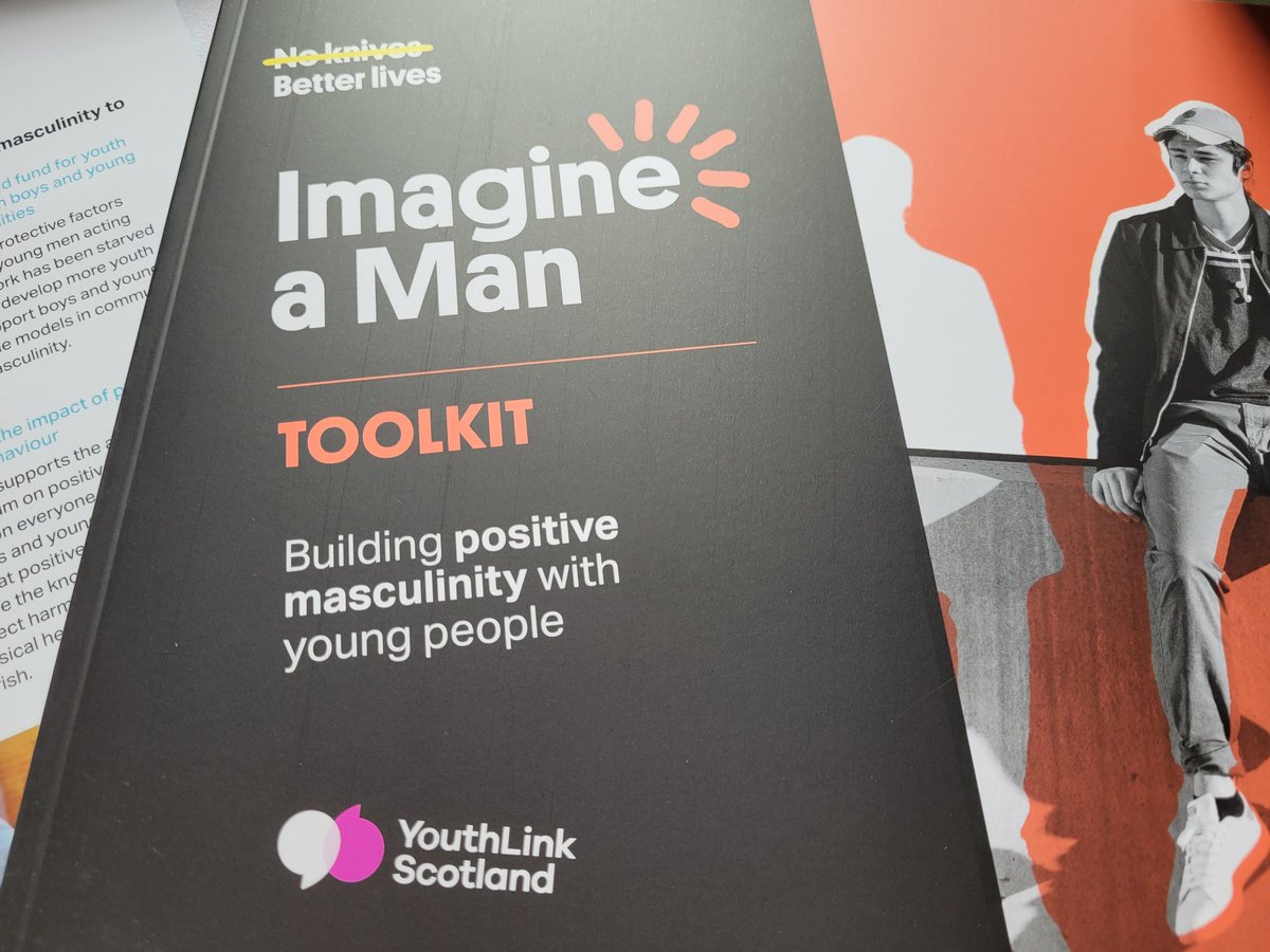It's here! And it's a thing of beauty. This is such an important resource for practitioners and researchers working with young men. As well as all people in general! Make sure you get your hands on a copy. Amazing work from @NKBLScotland @YouthLinkScot 👏👏 #ImagineAMan
