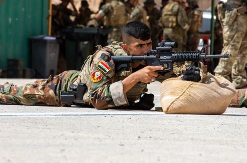 CSOJTF_Central's tweet photo. For #ThrowbackThursday, #CoalitionForces conducted village clearance rehearsal with #Iraq, #UnitedArabEmirates, and #Lebanon Forces during #ExerciseEagerLion in 2022. These trainings enhance readiness and improves interoperability between our #PartnerForce nations. #TBT https://t.co/X8n25Cjxw4