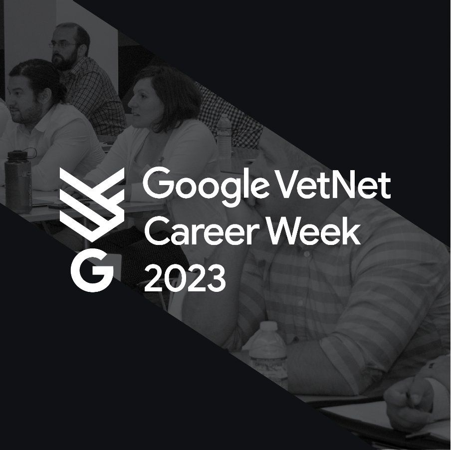 ForcesNetwork1's tweet image. Google’s Veterans Network is pleased to announce #Google #VetNet Career Week 2023, a virtual three-day event from June 13-15 2023   offering veterans, military spouses, and service members the tools, support, and advice needed to advance their careers. 
googlevetnet.brandlive.com/Career-Week-20…