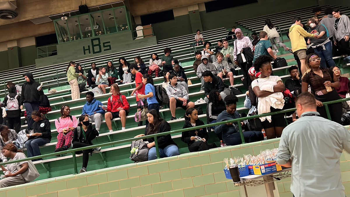 Teacher_Outlaw's tweet photo. Pivoting with agility!@DDurhamBHS finding a dry place for our AP scholars to wait before they take their test! Power Of One!! #ramspowerofone #RISDbelieves https://t.co/dlVYBynlVK