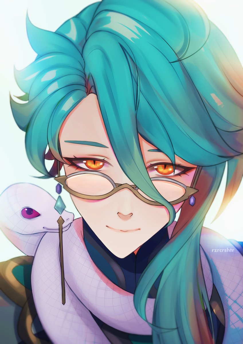 #Baizhu #Genshinlmpact 
I've been waiting for this character for quite some time so as he was release I couldn't but draw him~