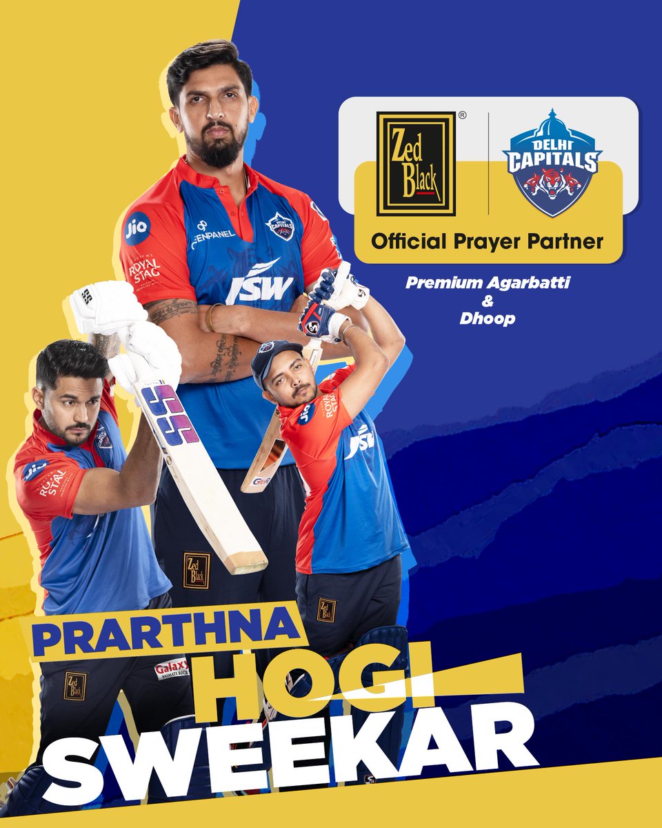 DelhiCapitals's tweet photo. Cheering on our players with positivity!
They're all geared up to give their best by turning their #InnerShorOff and #OuterShorOn!
Roar out loud, champions😎
.
.
.
.
#ZedBlack #MDPH #PrarthnaHogiSweekar #DCxZBInnerShorOff #DelhiCapitals #OfficialPrayerPartner @zedblackin https://t.co/3O2BY0MZou