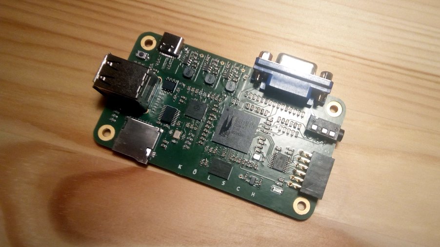 First Kölsch #FPGA computer is built. #GateMate #CologneChip