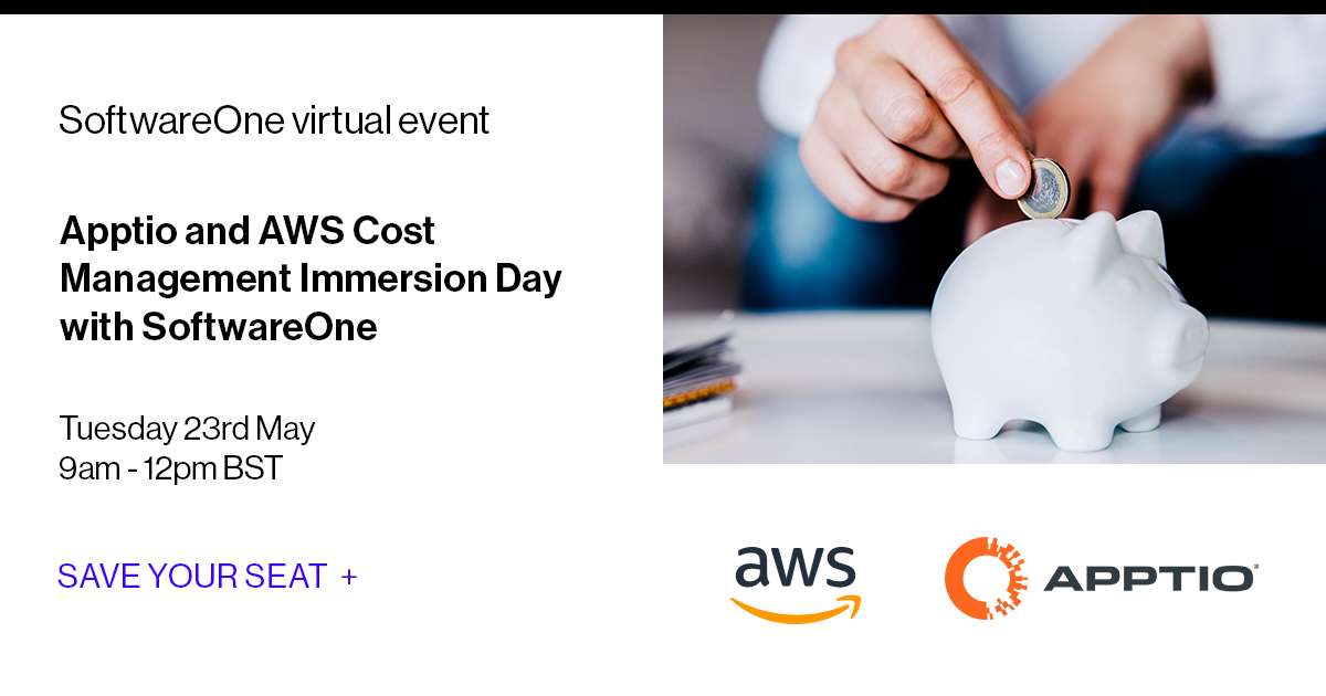 SoftwareOne's tweet photo. Join us for an immersive #workshop about running a #FinOps spend operation with @SoftwareOne and @Apptio on AWS. Register here: https://t.co/oo1R7aq4nI
#AWS #CloudSpendManagement #TechnicalDept #CloudWithConfidence #AWSPartner #AWSCompetency https://t.co/GKj3JRsLvU