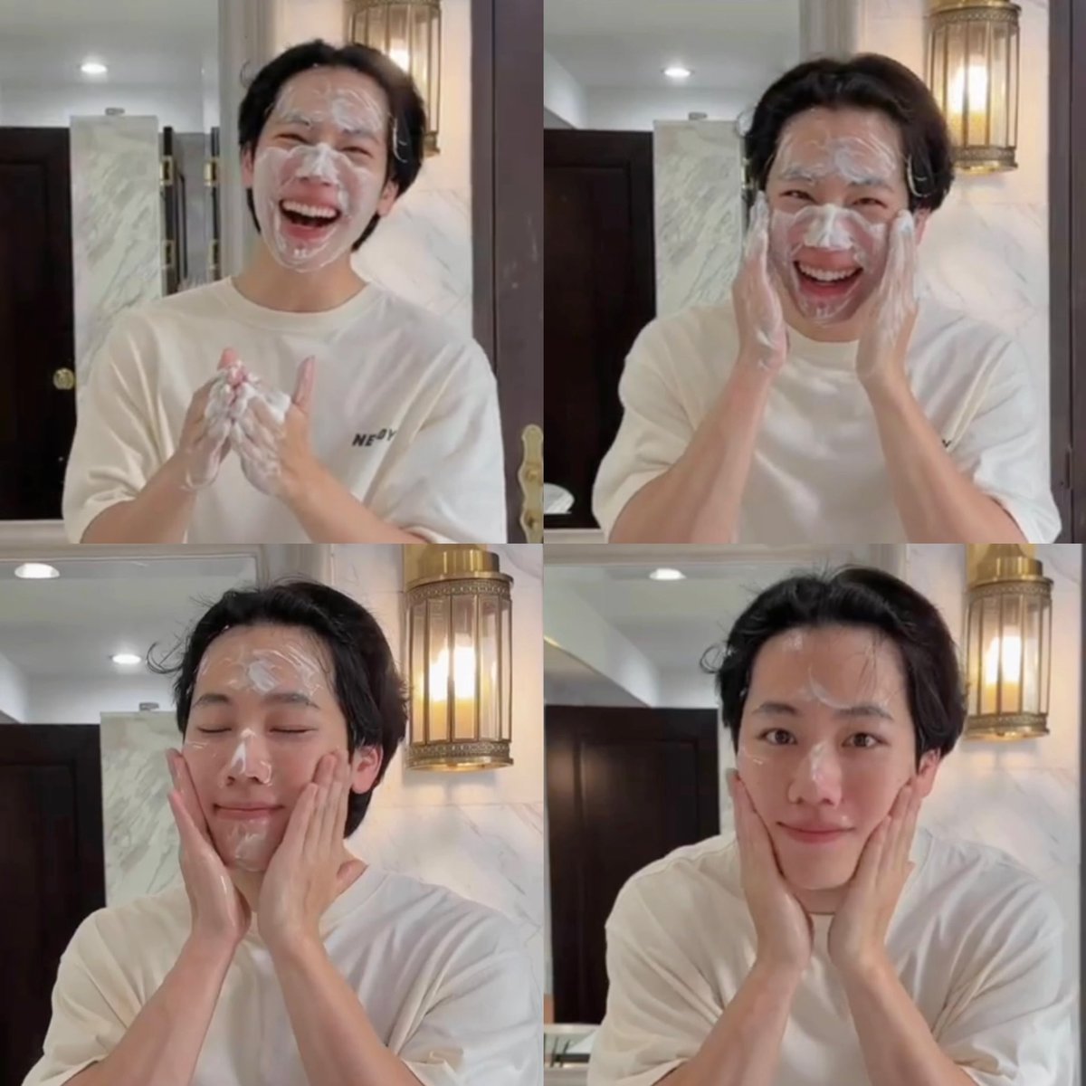 yinwar_2301_'s tweet photo. ล้างหน้าเอิ๊กอ๊ากน่าเอ็นดูสุดๆ สดใสน่ารักมากกก

#warwanarat https://t.co/G1iNLp9vXZ