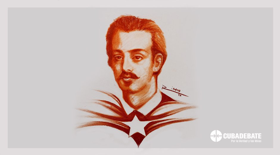 «Trota sobre la espuma
seguido por un mar
de negros en machete
y sin encadenar
(...)
Va cabalgando
El Mayor con su herida
y mientras más mortal el tajo
es más de vida»
✍️ Silvio 
🖌️ <a href="/cubadebatecu/">Cubadebate</a> 
#ElMayorVive