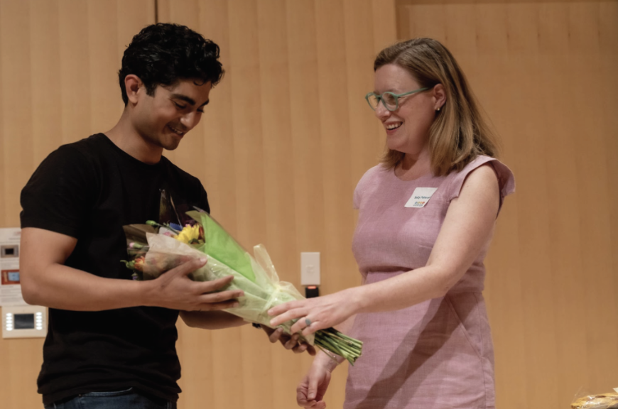 cambridge_cpsd's tweet photo. The Bright Spot! @CSV02138 recently honored two volunteers with Mack I. Davis II Awards and three CPS educators with the Kenneth S. Neal Award during a ceremony at @cambridgepl. https://t.co/yGLHemo5Dr #CambPS #CambMA https://t.co/aeXdCdWcxp