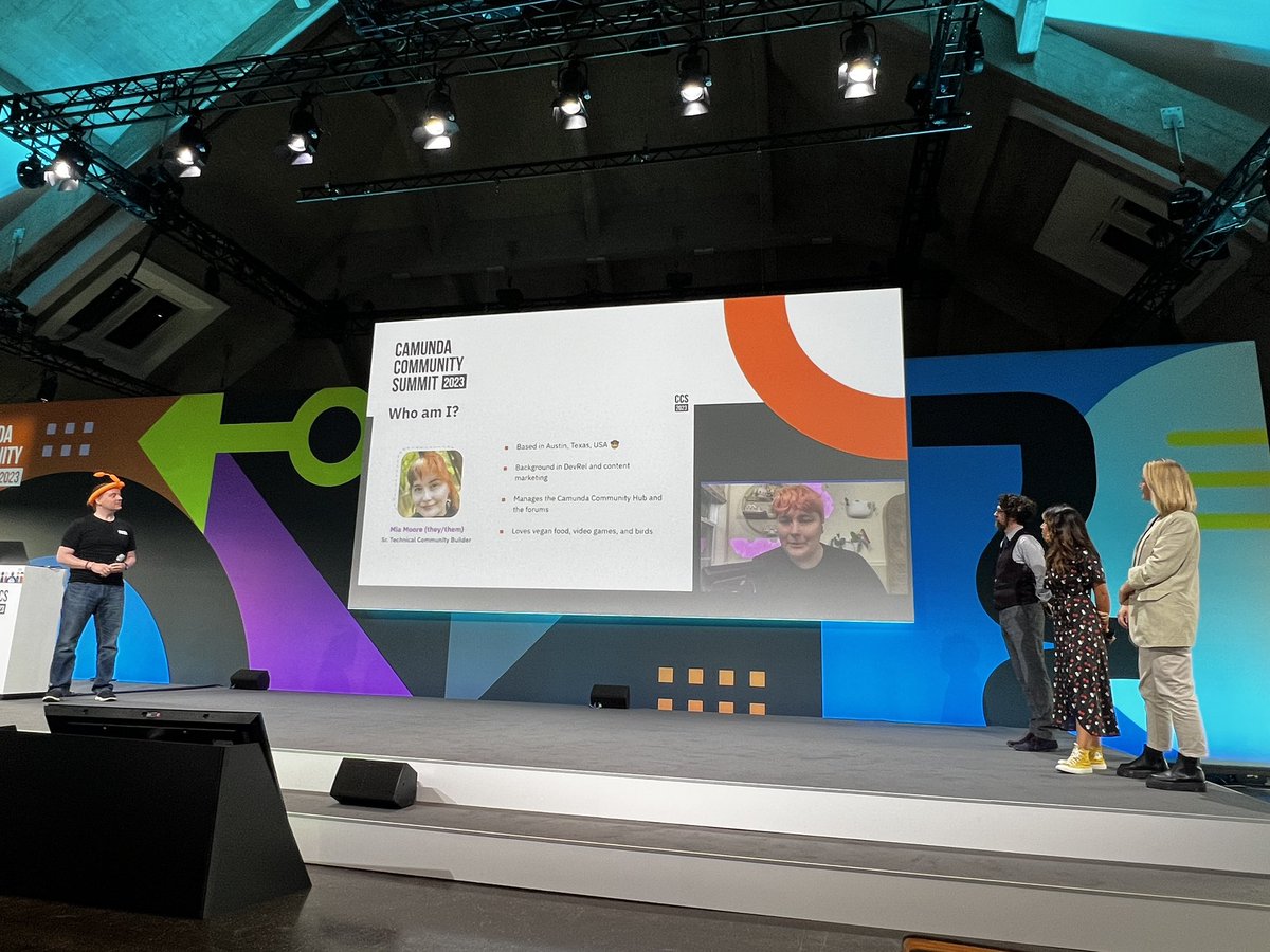 Camunda's tweet image. Thank YOU for all of your contributions to our Community Hub. We can’t wait to see what you build and share next! #CamundaSummit