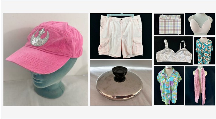librariansteff's tweet photo. New listings! #ebayseller #everythingvintagesteph #disneycap #golfshorts #plaidplacemats #reverelid #balibra #americaneagle 
https://t.co/oISVkBzw7U https://t.co/79W9sTULD3