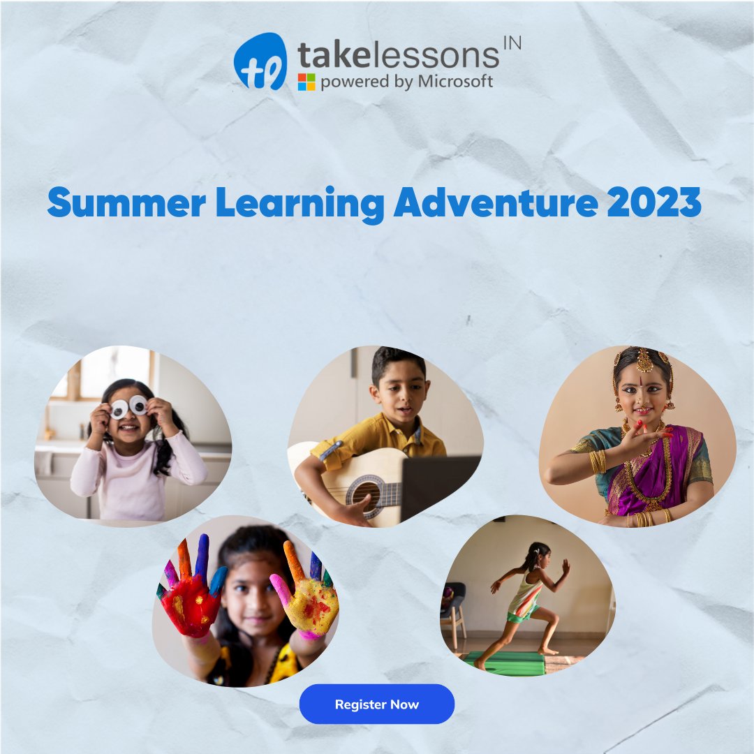 TakeLessons Summer Learning Adventure 2023 is a family of dedicated educators who inspire creativity and growth in every child. With a diverse range of classes, we unlock your child's potential for an unforgettable summer. Join us now!
aka.ms/summerlearning