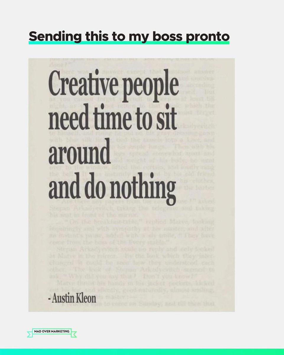 MadOMarketing's tweet photo. If it’s a quote on a poster it’s gotta be true.

#madovermarketing https://t.co/Ud8rgfstbG