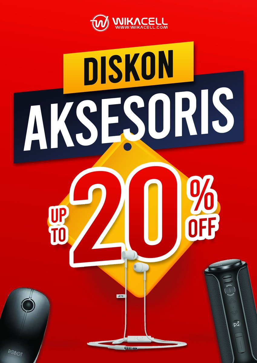 AMAYZING DEALS 👋

Yuk buruan langsung meluncur ke Wikacell yaaa 🥰

<a href="/yusufgunawan/">Yusuf Gunawan</a> <a href="/kepanjen_kita/">#WalikotaKepanjen</a>