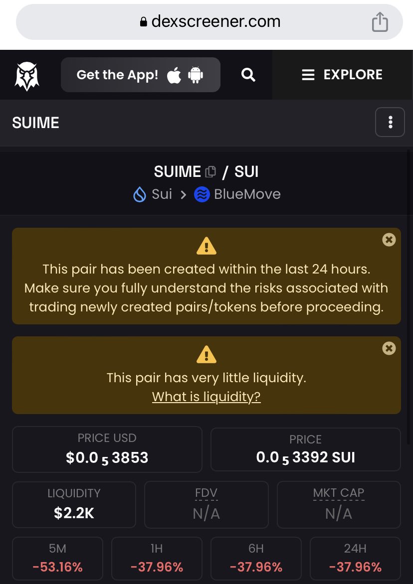 SUIME | No. 1 memecoin on Sui tweet media