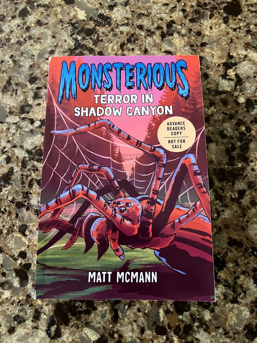 CynthiaSchwind's tweet photo. So excited to see Book 3 in the #Monsterious series (out in August) by @matt_mcmann Thank you for sharing with #BookPosse @penguinkids @PutnamBooks Watch your 📬 @teachlovesbooks Tegan &amp; friends are headed your way!✈️ https://t.co/ufLCsas2Kk