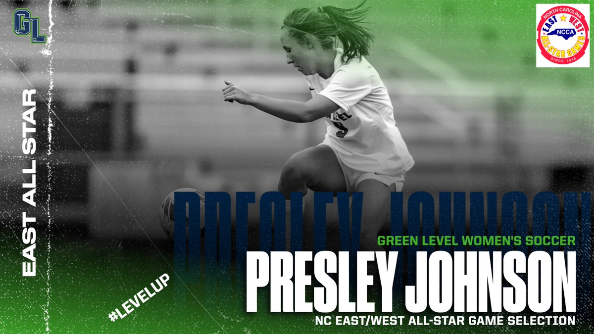Congratulations To Presley Johnson - Green Level's 1st Women's Soccer <a href="/NCCoachesAssn/">N.C. Coaches Assn.</a> All-Star! Presley Will Play In the Annual East-West All-Star Game This Summer In Greensboro!