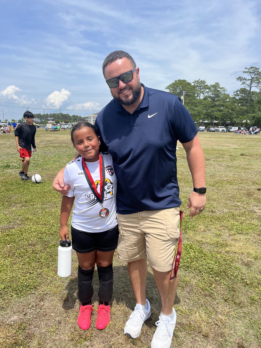 erniesmith149's tweet photo. DAD Trey T-$ Smith &amp; DAUGHTER Camilla Dior Smith after hard fought soccer game ⚽️⚽️ https://t.co/VnRvUPuJEi