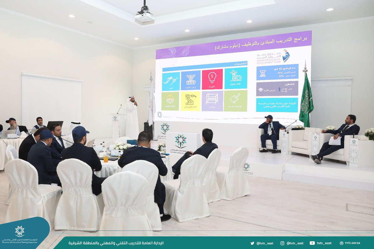 tvtc_east's tweet photo. 💠 صور | ختام جلسات لقاء مدراء المعاهد الصناعية والعمارة والتشييد الثانوية والذي استضافته #تقني_الشرقية خلال الفترة ١٠ - ١١ مايو ٢٠٢٣م

#التدريب_التقني https://t.co/bxvLxQW3CA