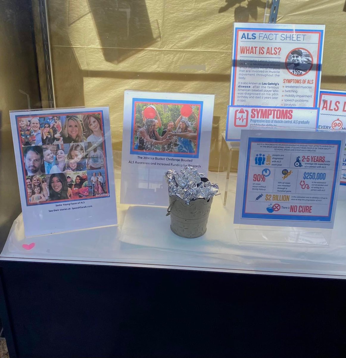 ActiveALS's tweet image. Thx to the Chelsea District Library for, partnering with us to help raise awareness about ALS (Lou Gehrig’s Disease) by featuring our display of ALS facts, books, and information about our organization and its mission. @ChelseaLibrary 

facebook.com/10006475458423…