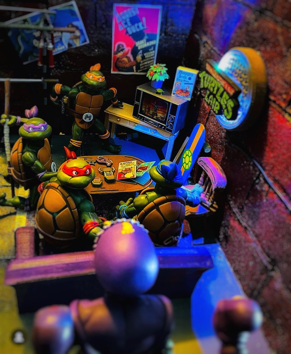 Use #TurtleLair when posting  #TMNT photos. Also attach your IG so others can follow you. Here is mine 📸
➖
IG/ 🐢 instagram.com/necaturtlelair
➖
#TurtleLair #TMNT #teenagemutantninjaturtles #instagram #instagood #instadaily #necatoys #necatmnt #necaofficial #necaturtlelair #fomo