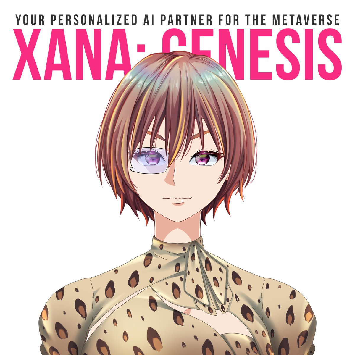 xana_net's tweet photo. 👉Transform your #XANAGenesis with Rebirth – Right Now!

🫣Here is a sneak peek of the new clothe👕

A fierce dressing style with brown leopard print top is making the #AI girl look stylish and elegant🐆

#XANA #Metaverse #NFTs $XETA https://t.co/M7GzHjVVcq