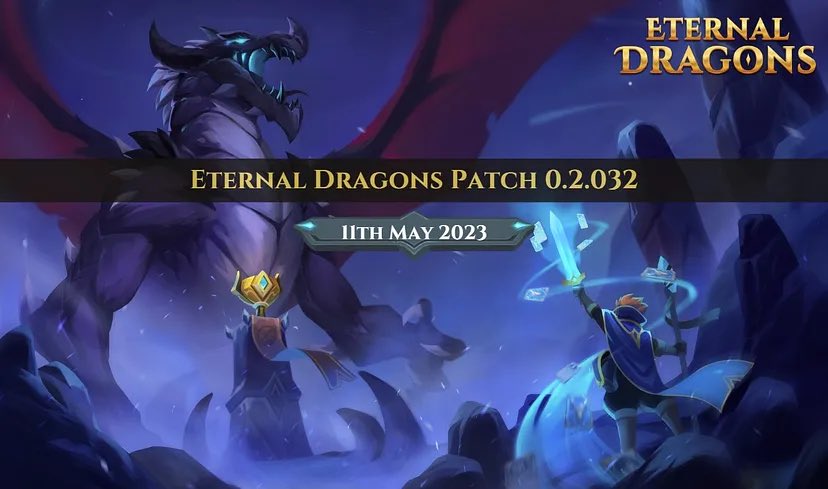 Eternal Dragons Patch 0.2.032 is now LIVE! 🛠️

This one's a game-changer, Dragoneers! 🎉

From soft NFT integration, unit/shop balances, the debut of Wind Affinity, to a fresh PvE mode and more... 🚀🤯

Here's a quick rundown 🧵...