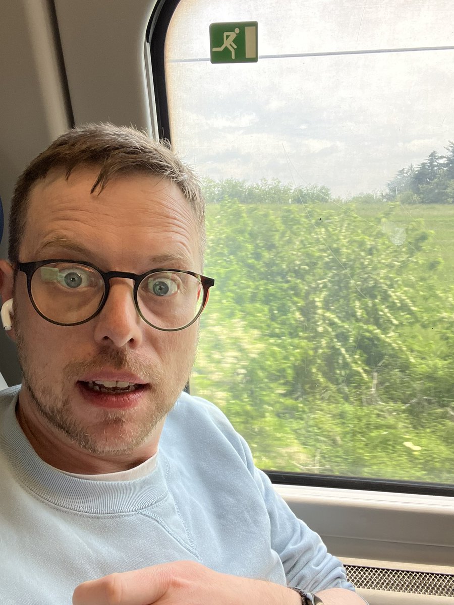 nateadams's tweet photo. Double decker train to Milano! #trainelf. Gotta get back to do the lab clean. https://t.co/E3oxdNiduQ