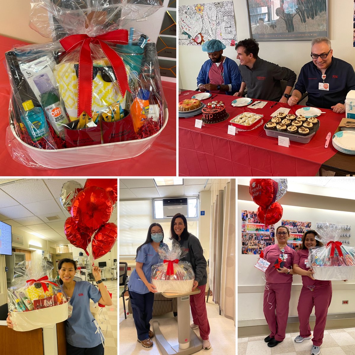 Congratulations to our Periop Nurses Week Raffle winners, Debbie, Carol, Florinda and Lisa, as well as the winner of our Bake-Off, MJ! These winners are ready for some FUN in the SUN! ☀️⛱️