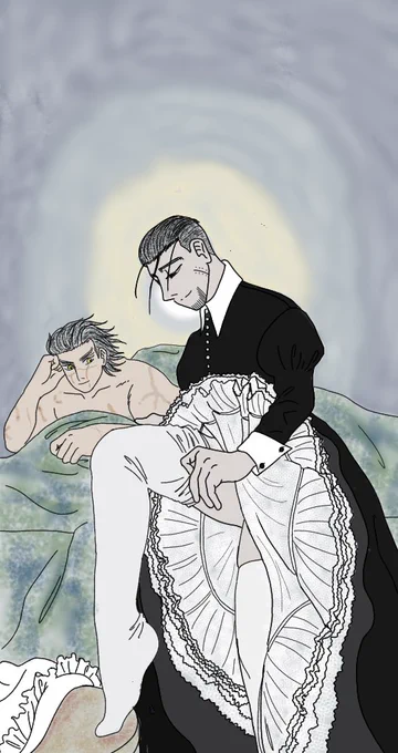 メイドの日…何も新しいモノが描けないで過ぎ去ってしもうた… 哀しくて再掲〜2枚目はふんわりsgoです