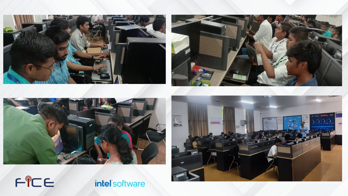 ficeindia's tweet photo. FICE conducted a 5-day long interactive workshop on IoT (Internet of Things) for the students of KPR Institute of Engineering and Technology. The training was taken by Intel® Certified Instructor Mr. Pravinkumar Prajapati and Mr. Bassar Patel.

Connect with us: info@fice.in https://t.co/WDsKZQt681