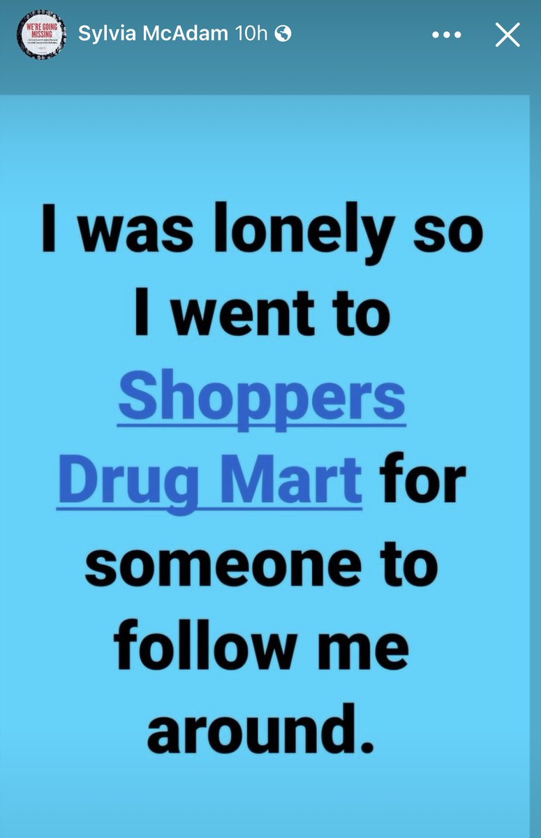 Reposting from my friend <a href="/LawladyINM/">Sylvia</a> It’s always those <a href="/ShopprsDrugMart/">Shoppers Drug Mart</a> 🤭 Does this happen to other groups, or just Indigenous folkx? I once had to say to a security guard following me “If you don’t stop, I’m going to tell all the doctors to stop sending their rx’s here.” 😳