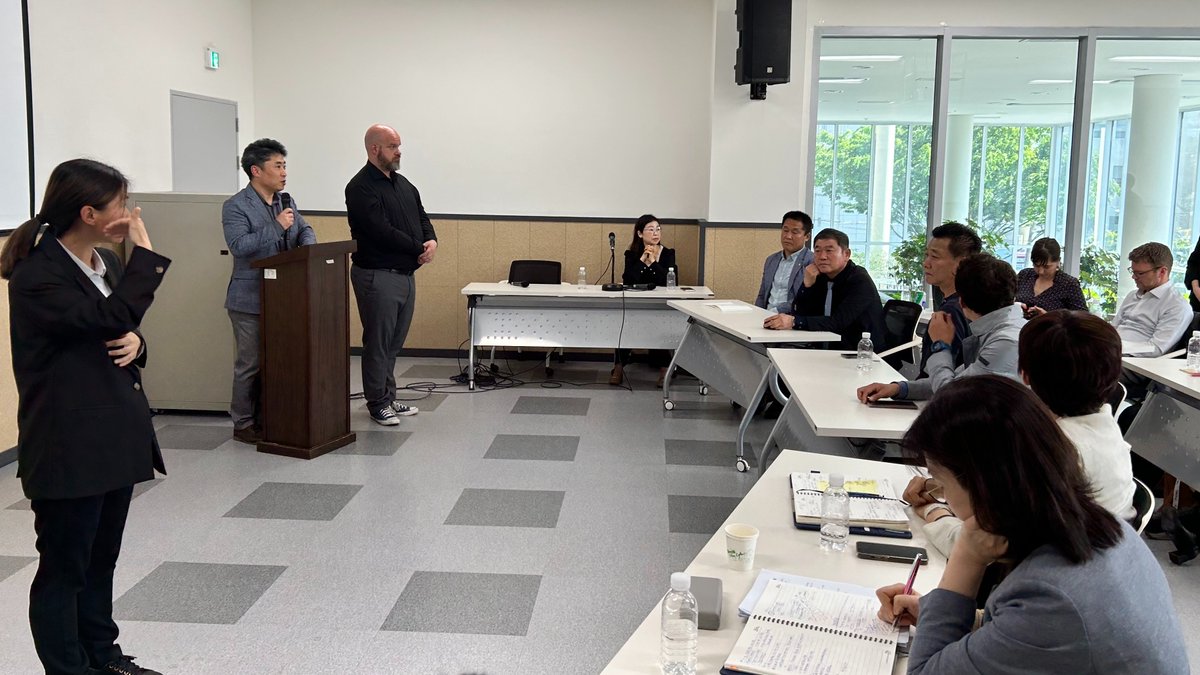 Kasper Bergmann, Vice President, and Audrey Sangla, Congress Liaison Officer, were in Jeju, South Korea. 🇰🇷 This visit was an opportunity to review the organisation of the XIX World Congress. 
➡️ More information about the Congress: 2023wfdjeju.com/en/home/