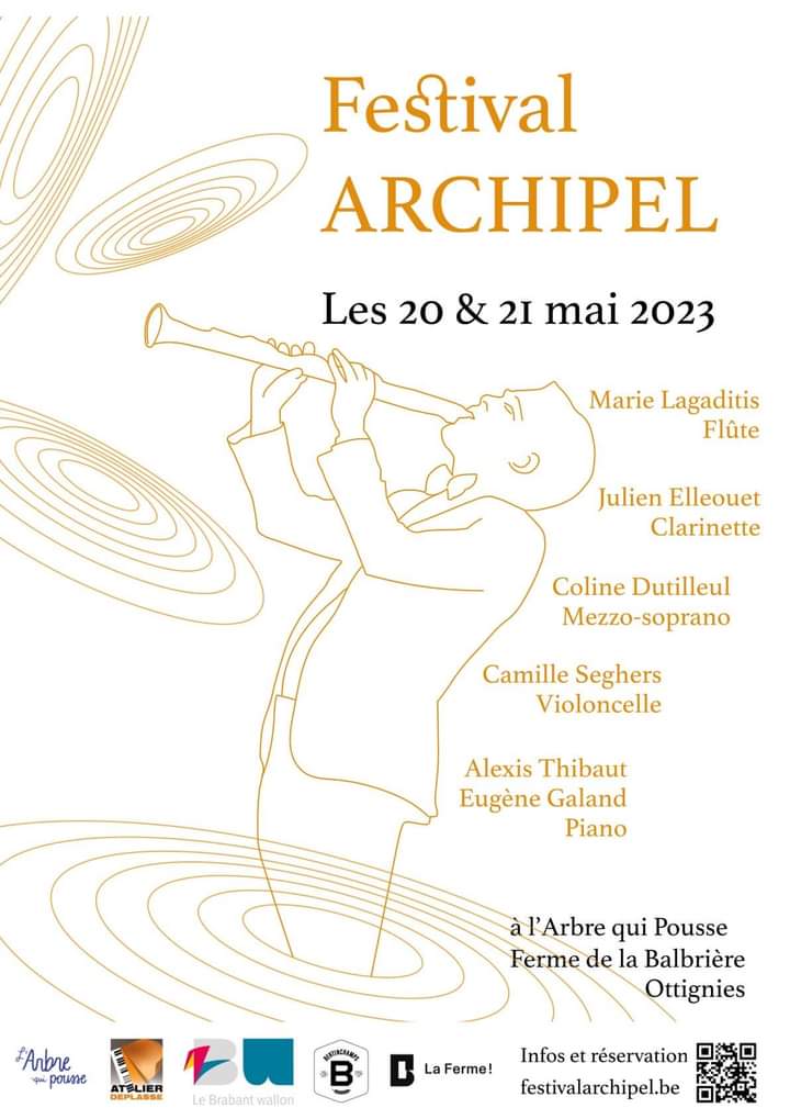 CamilleSeghers's tweet photo. Pas encore réservé? Foncez! #Le 20&amp;21mai @larbrequipousse @louvainlaneuve #festivalarchipel https://t.co/9GAPgr9jFR #marionnette #cello #piano #flûte #clarinet #piano #Brahms #Schumann #hindemith #Chausson #Ravel #Vierne @CamilleSeghers @ColineDutilleul @JulienElleouet https://t.co/MDvhI3MsT5