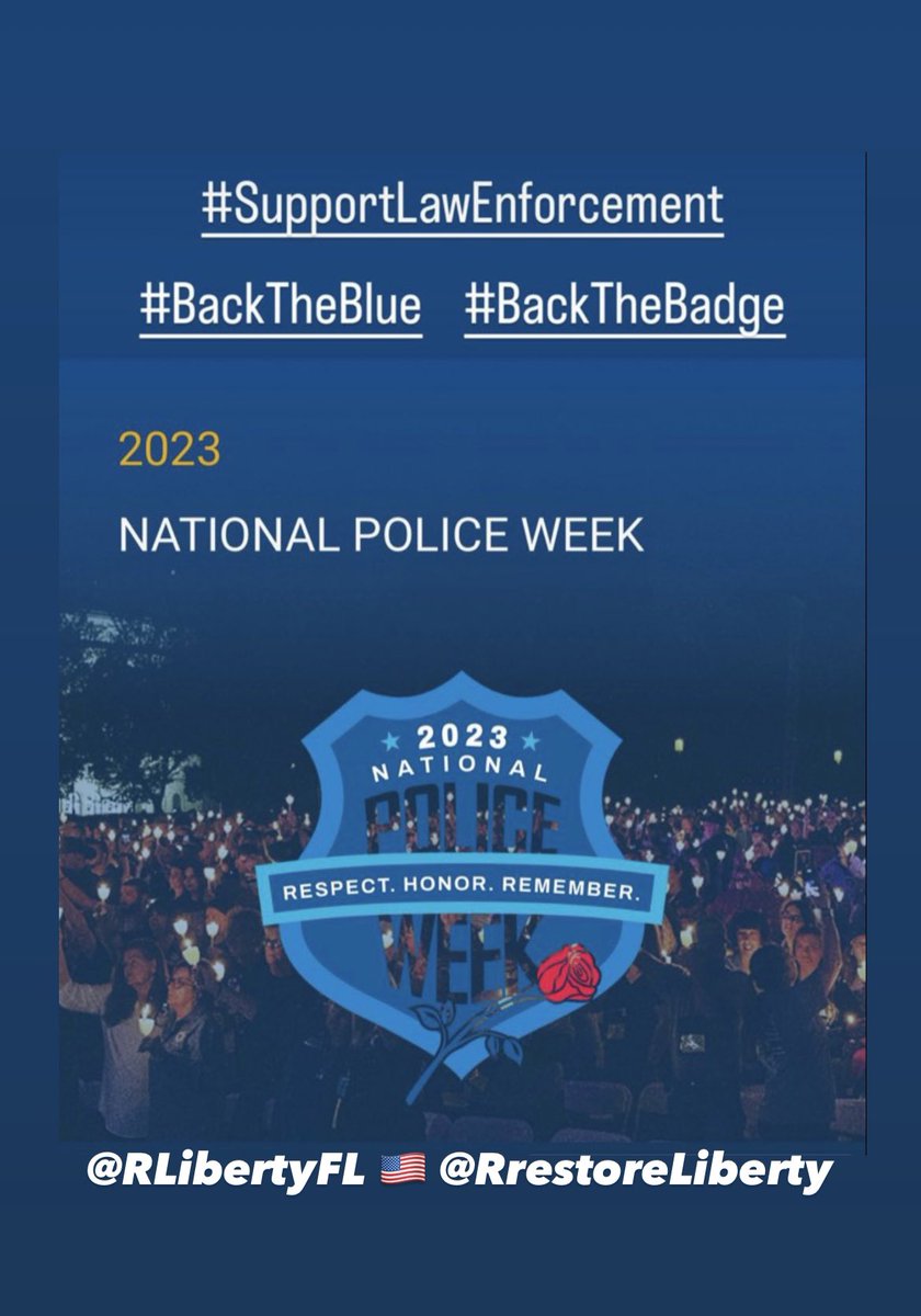 #SupportLawEnforcement #BackTheBlue #BackTheBadge #ThinBlueLine #NationalPoliceWeek