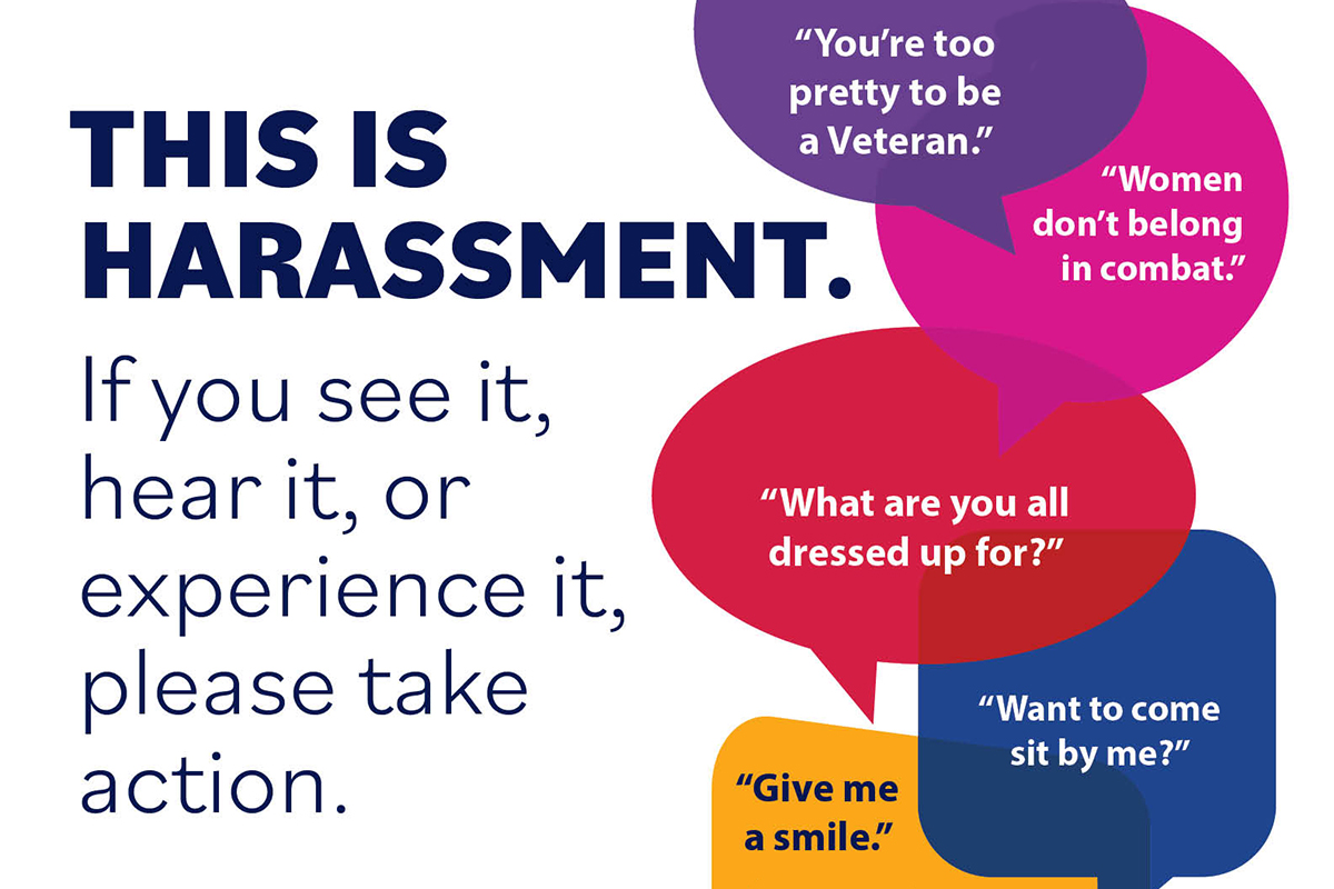 VeteransHealth's tweet photo. When you come to VA, you deserve to feel respected.
If you experience harassment, please report it to VA police, a Patient Advocate, or call/text 1-855-829-6636.
Learn more about the work we are doing to ensure all Veterans feel like you belong at VA: https://t.co/MRBHXCKp8p https://t.co/99TK5aEEGV