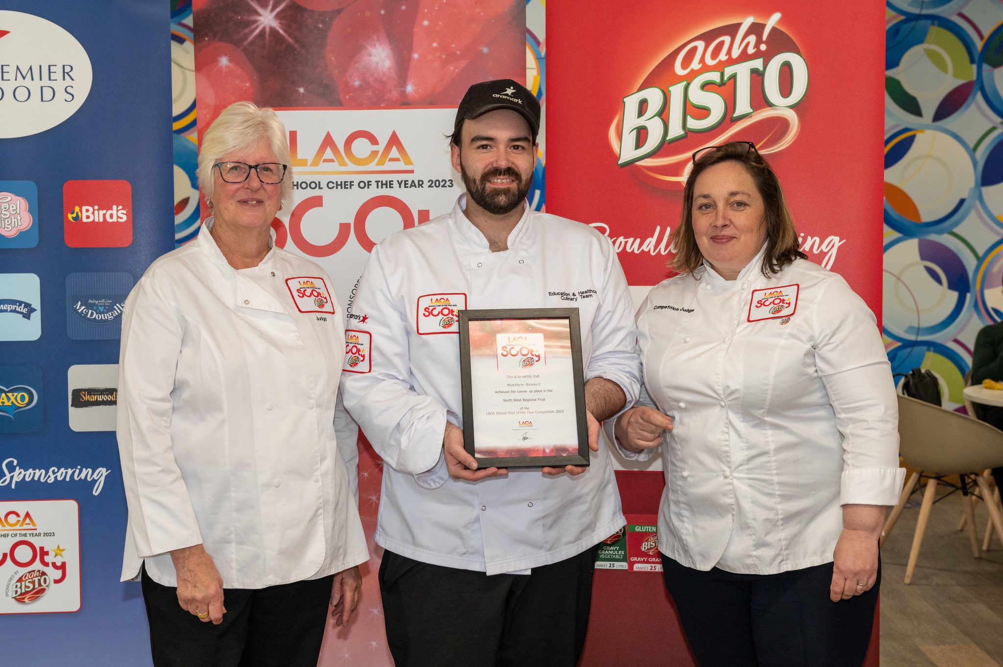 LACA on Twitter "Matthew from Aramark Alsager School, is