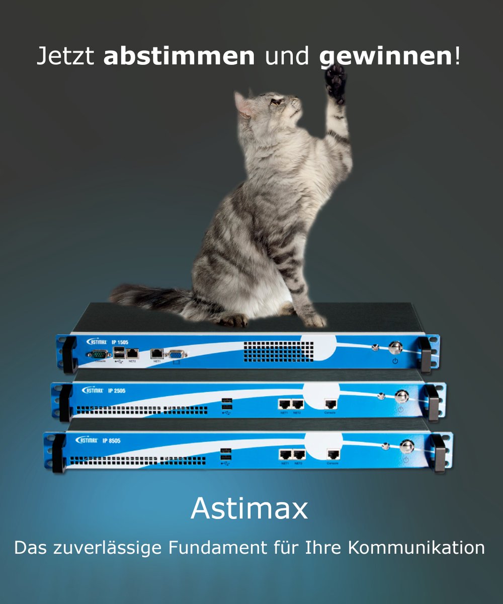 Die Astimax 1505 ist zur connect professional Leserwahl 2023 in der Kategorie TK-Anlagen zum product of the year nominiert! Wir freuen uns über Ihre Stimme – Teilnehmer der Umfrage können an einem Gewinnspiel teilnehmen: connect-professional.de/markt-trends/j…