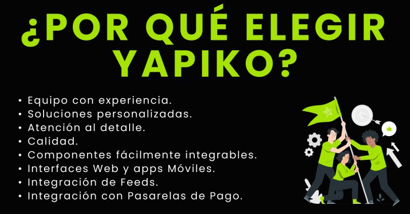 ¿Por qué elegir Yapiko?🤔👀 Gracias a la amplia experiencia de nuestro equipo podemos brindarte un servicio de calidad y desarrollar soluciones competitivas, fiables y eficientes siempre adaptadas a tus necesidades. 👍🤝#equipoprofesional #software #experiencia