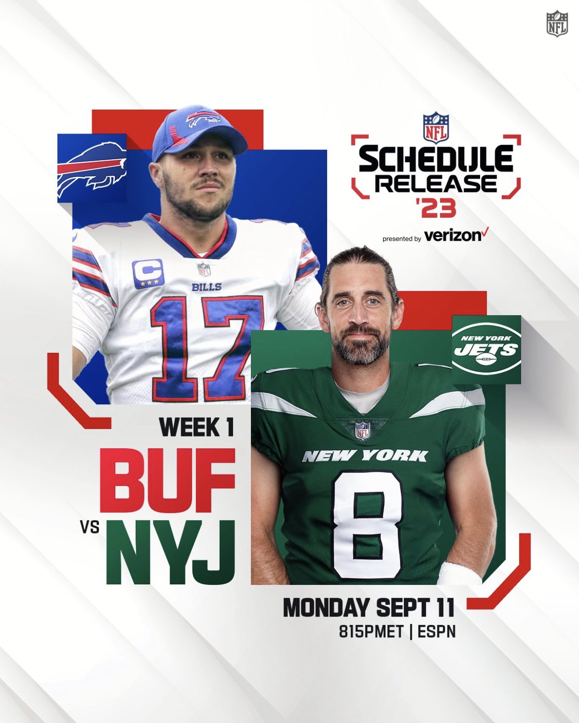 How to watch Aaron Rodgers make his New York Jets debut against the Buffalo  Bills