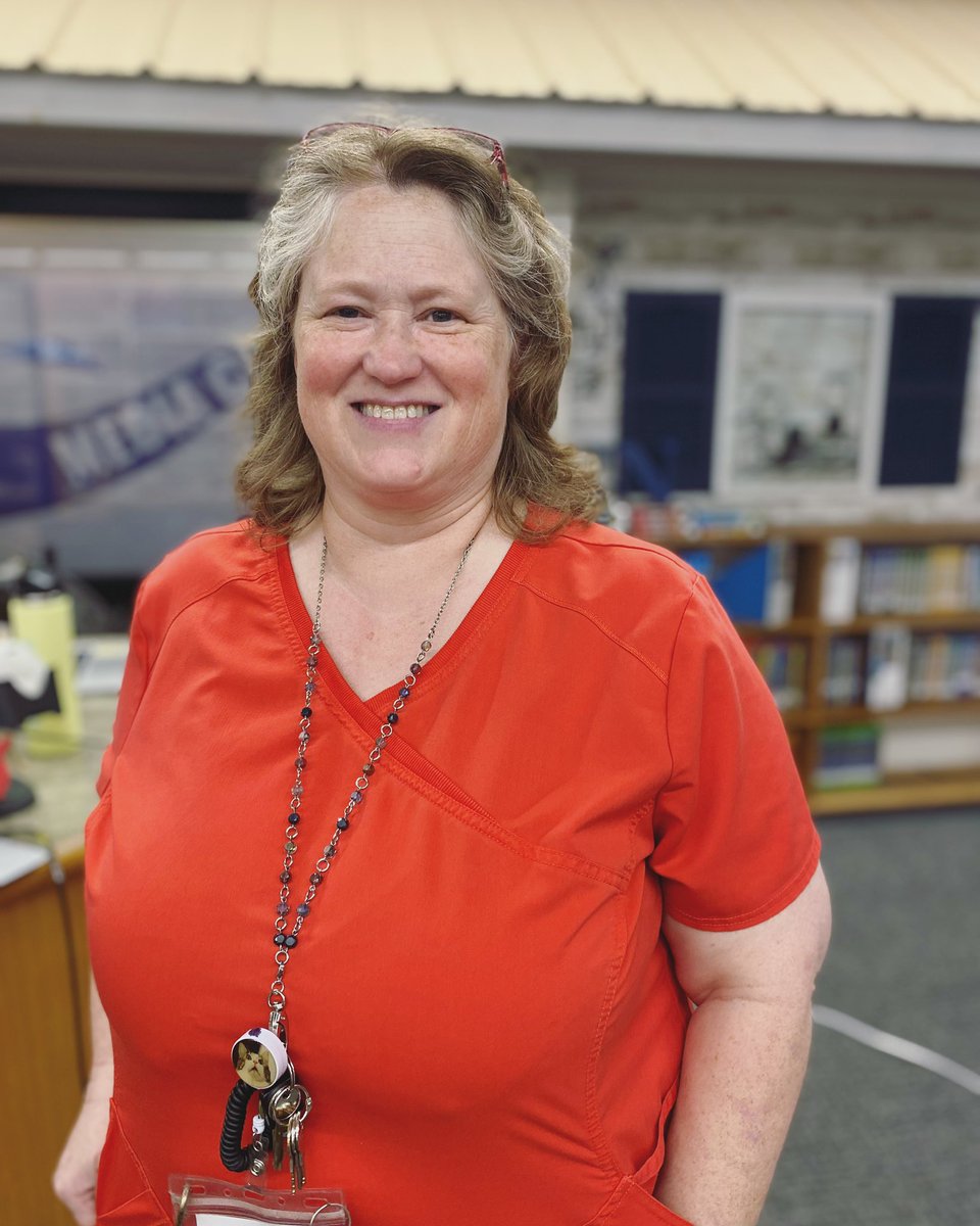 It is easy to celebrate Nurse Laurie and all she does for our school! Thank you for serving ALL of us at OCES so well! 💙🩺