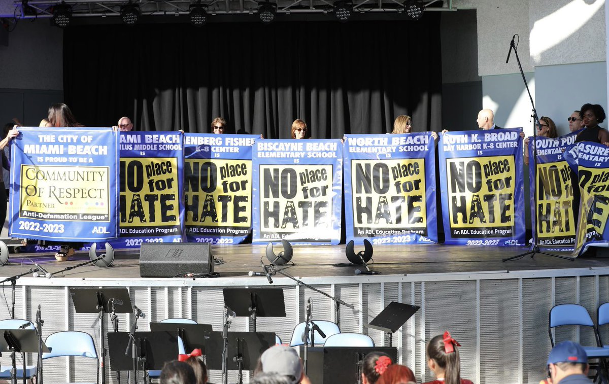 MichaelGongora's tweet photo. Miami Beach is No Place for Hate! Proud to see how this program has expanded since I first sponsored it in 2013 to include all 8 public feeder pattern schools. We are working to end bullying in our schools. #antibullying #noplaceforhate #communityofrespect @ADL @ADL_Florida https://t.co/ukZA6wjbY7