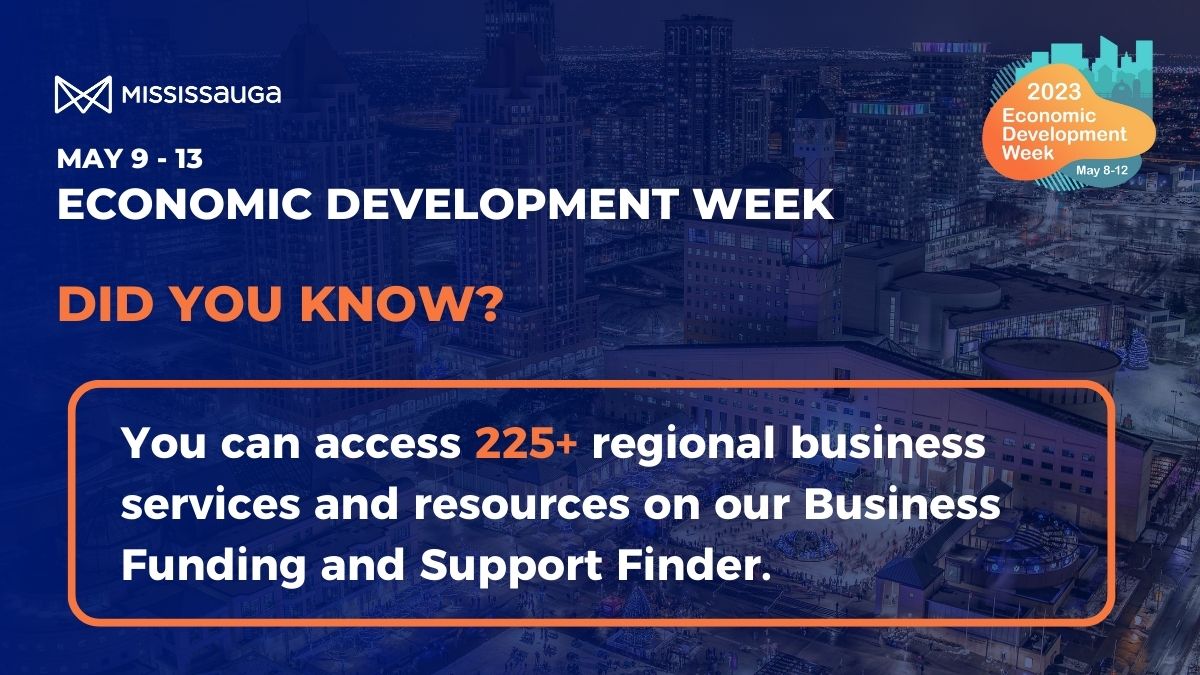 MississaugaEDD's tweet image. #EcoDevWeek! Did you know that you can access over 225 resources and supports to help your business needs in R&amp;amp;D and Innovation, commercialization, business development, global expansion &amp;amp; more. Check out our Business Funding and Support Finder today! thefutureisunlimited.ca/resources/supp…