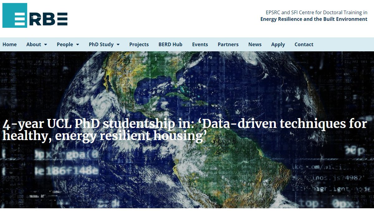 Do you agree that housing ought to be healthy and energy resilient? 🏘️🌏 Interested in a fully-funded #phd at @UCL_IEDE on the use of #data driven techniques to support this transformation? Apply by May 31st: tinyurl.com/2uyd4uav @Laurenmferguson @erbecdt #AcademicTwitter