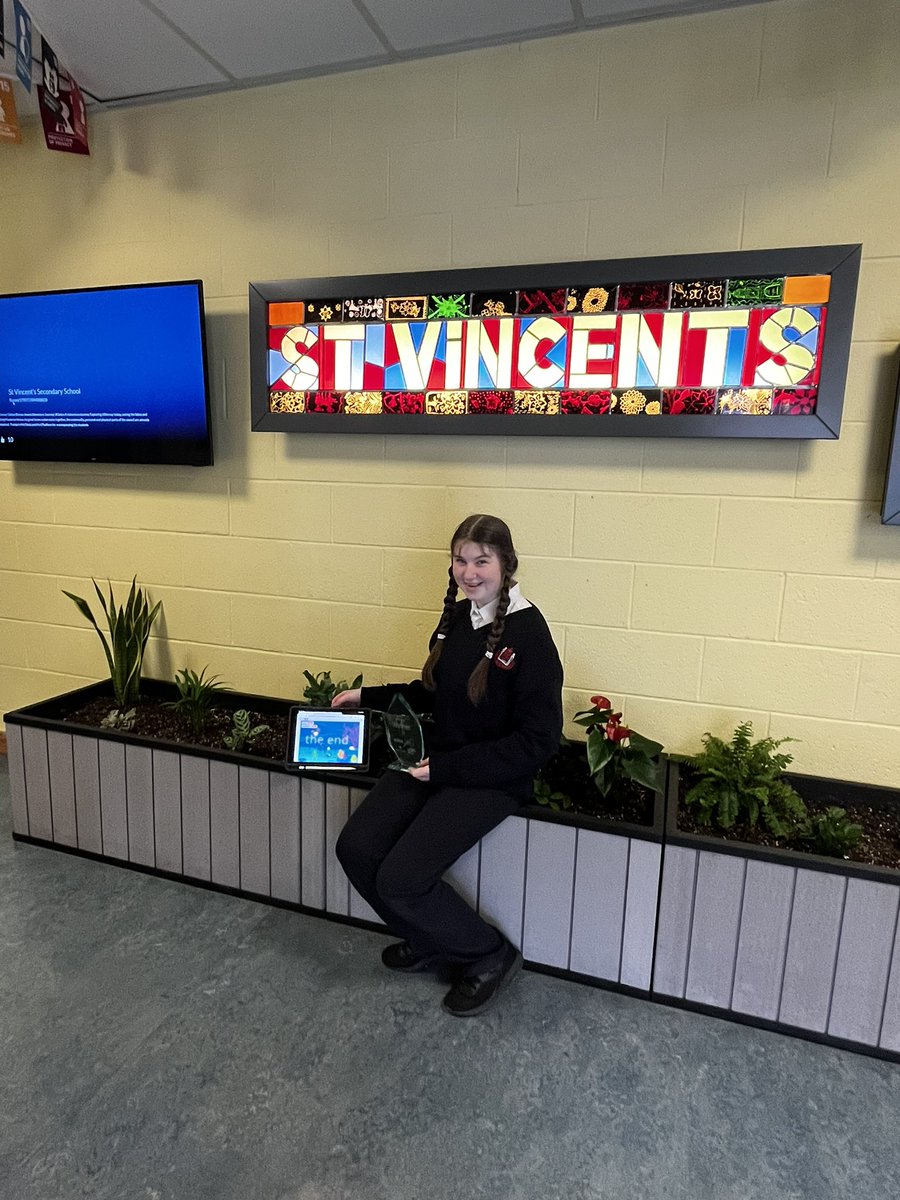 sineadin's tweet image. Celebrating with Mia in school @StVincentsCork @LeroCentre #ScratchWeek #scratchwinner