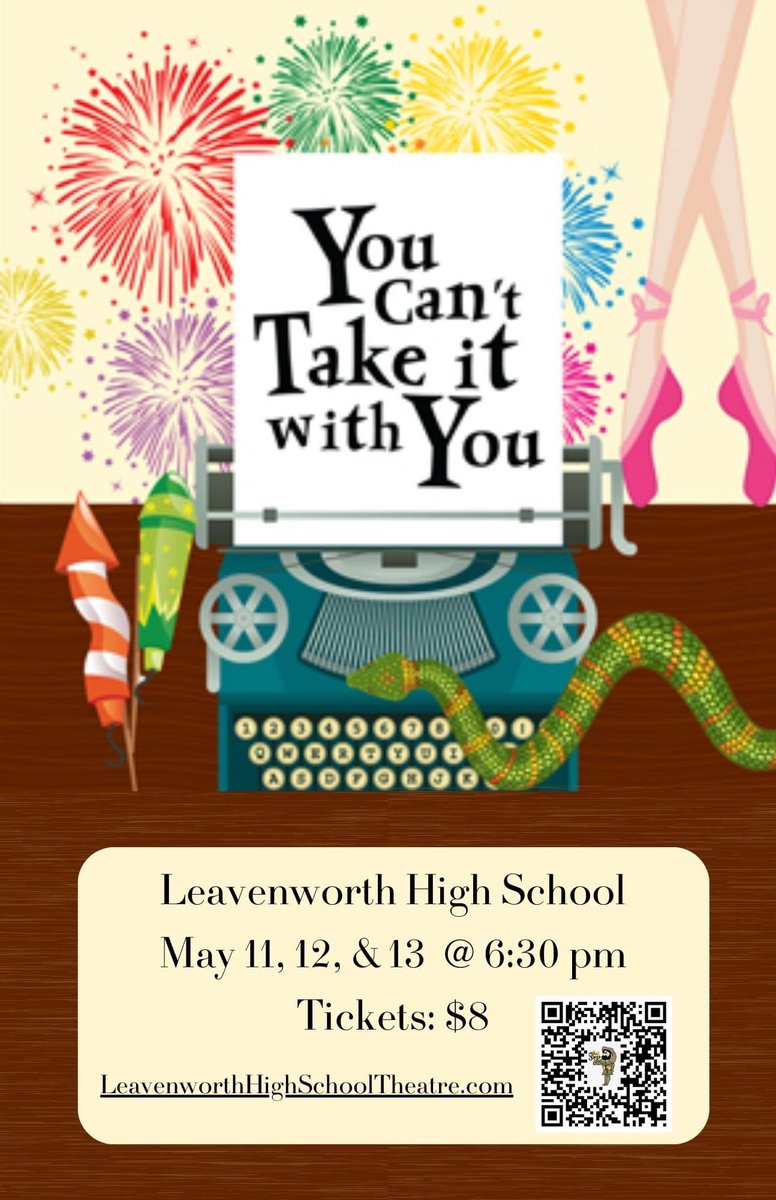 Seniors last show.  Get your tickets!  It’s opening night!  <a href="/PeteTweets453/">Leavenworth USD 453</a> <a href="/LVJamesV/">James Vanek</a> <a href="/LVHS_Theatre/">LVHS Theatre</a> <a href="/LVPioneers/">Leavenworth Athletics</a> <a href="/LVStuCo/">Leavenworth StuCo</a> <a href="/mikekoontzLVAD/">Michael Koontz</a>