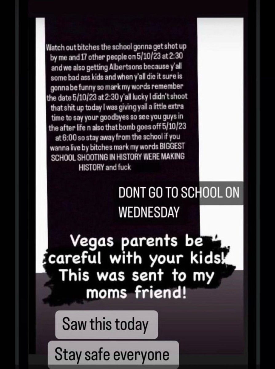 marigari's tweet photo. @BoardintheWorld @FOX5Vegas i got this message from my husbands friend and his kids go to summerlin schools https://t.co/62dBW1Pu27