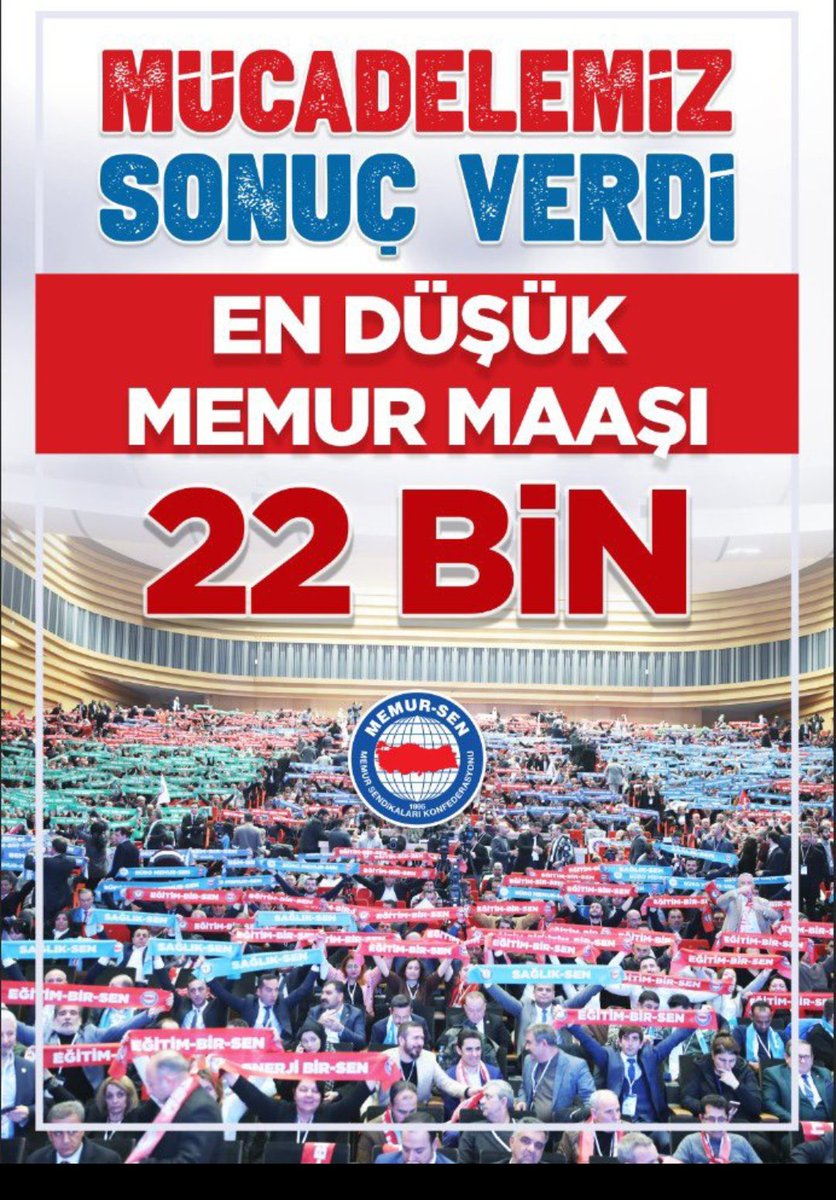 Memnun-sen'den kazanım. 
"Mücadelemiz sonuç verdi"

Memurlar yoksulluk sınırının altında maaş alacak. Ne zaman Temmuz'da.
Neden şimdi değil? 

📌Yoksulluk sınırı 33.000
📌En düşük memur maaşı 22.000