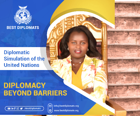 rhodamely's tweet photo. "This is Rhoda Jepotip, a potential diplomat of Kenya at Best Diplomats Dubai to be held in Dubai from 23rd to 26th June, 2023. Join me and 200 other Young Leaders from diverse nations to help us craft Future Diplomats. #BestDiplomats #UnitedNations #UN #modelunitednations #dubai https://t.co/ZrIxid9WEA